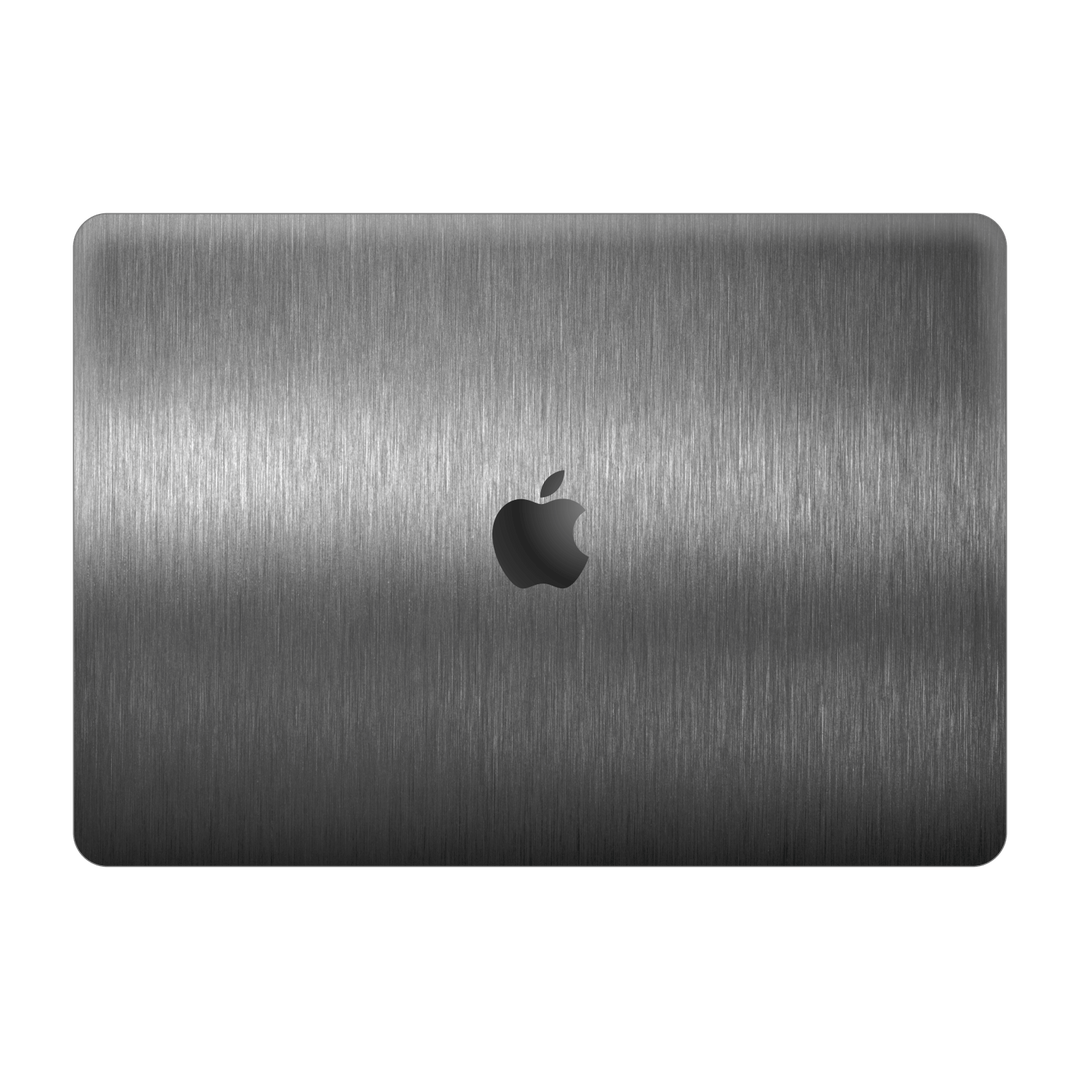 MacBook Pro 13" (2020/2022) M1, M2, Brushed Metal Titanium Metallic Skin Wrap Sticker Decal Cover Protector by EasySkinz | EasySkinz.com