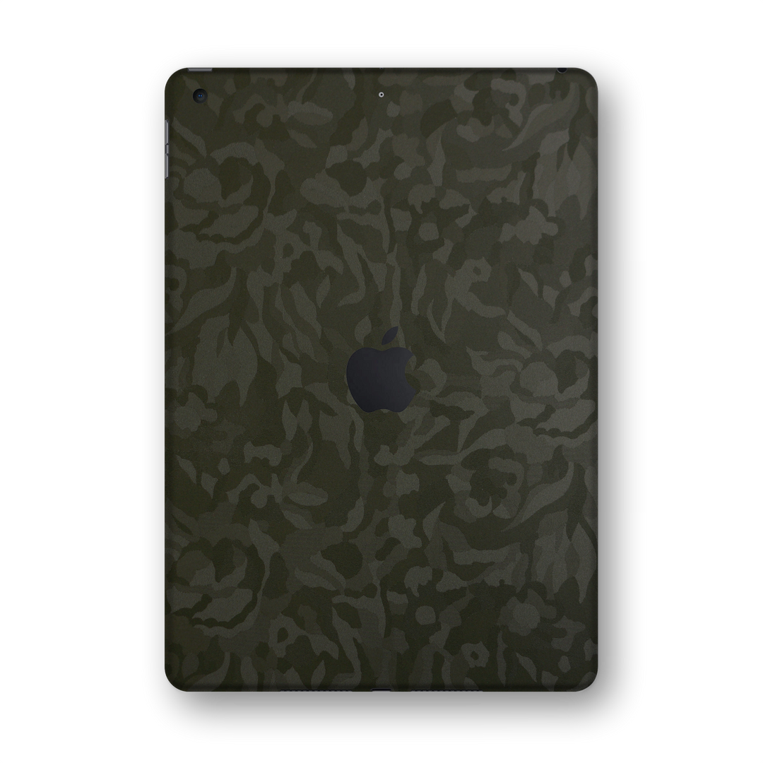 iPad 10.2" (7th Gen, 2019) Green Camo Camouflage 3D Textured Skin Wrap Sticker Decal Cover Protector by EasySkinz
