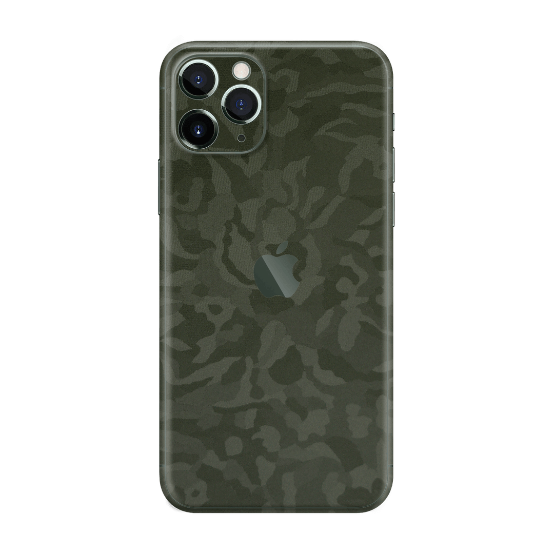 iPhone 11 Pro MAX Luxuria Green 3D Textured Camo Camouflage Skin Wrap Decal Protector | EasySkinz Edit alt text