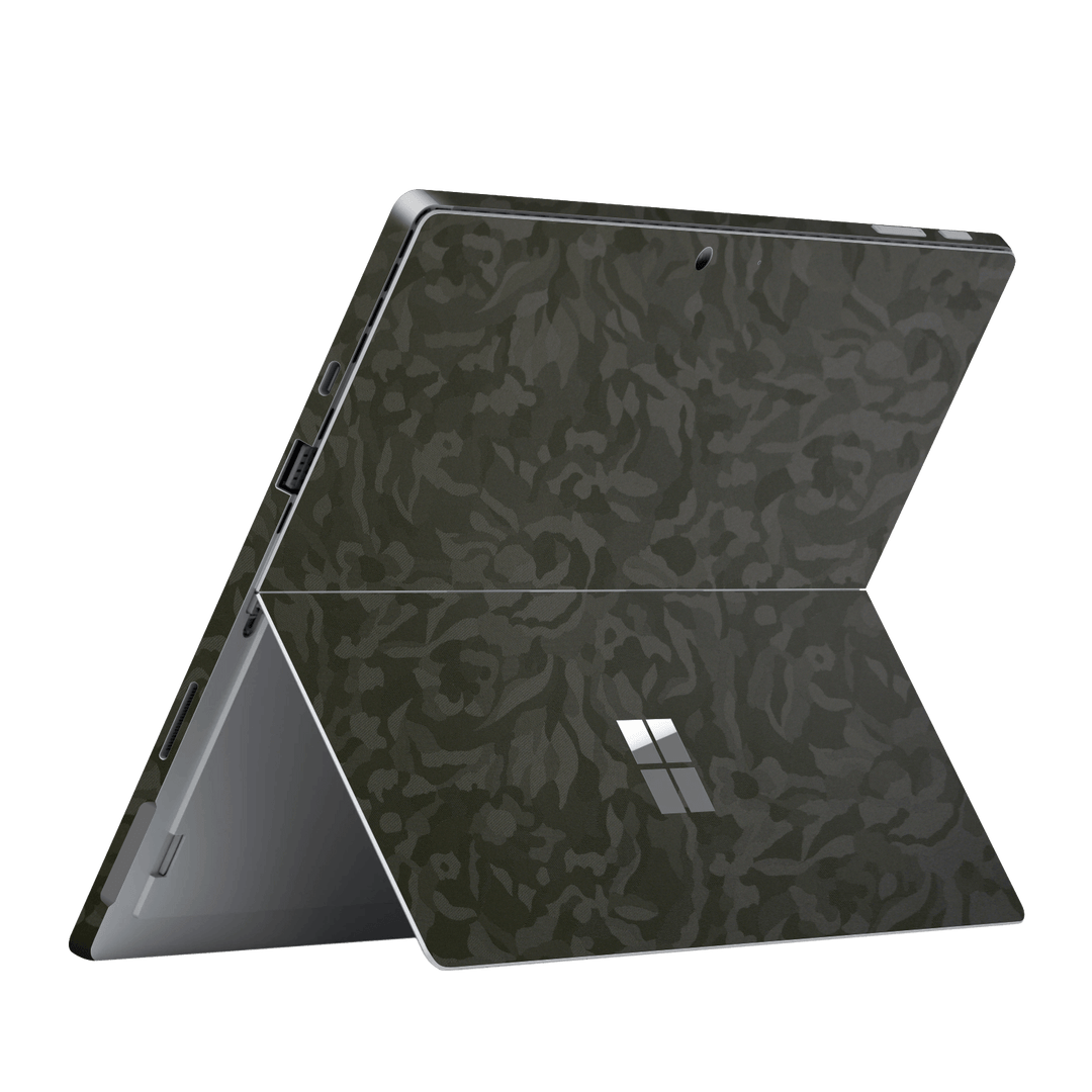 Microsoft Surface Pro 7 Luxuria Green 3D Textured Camo Camouflage Skin Wrap Decal Protector | EasySkinz