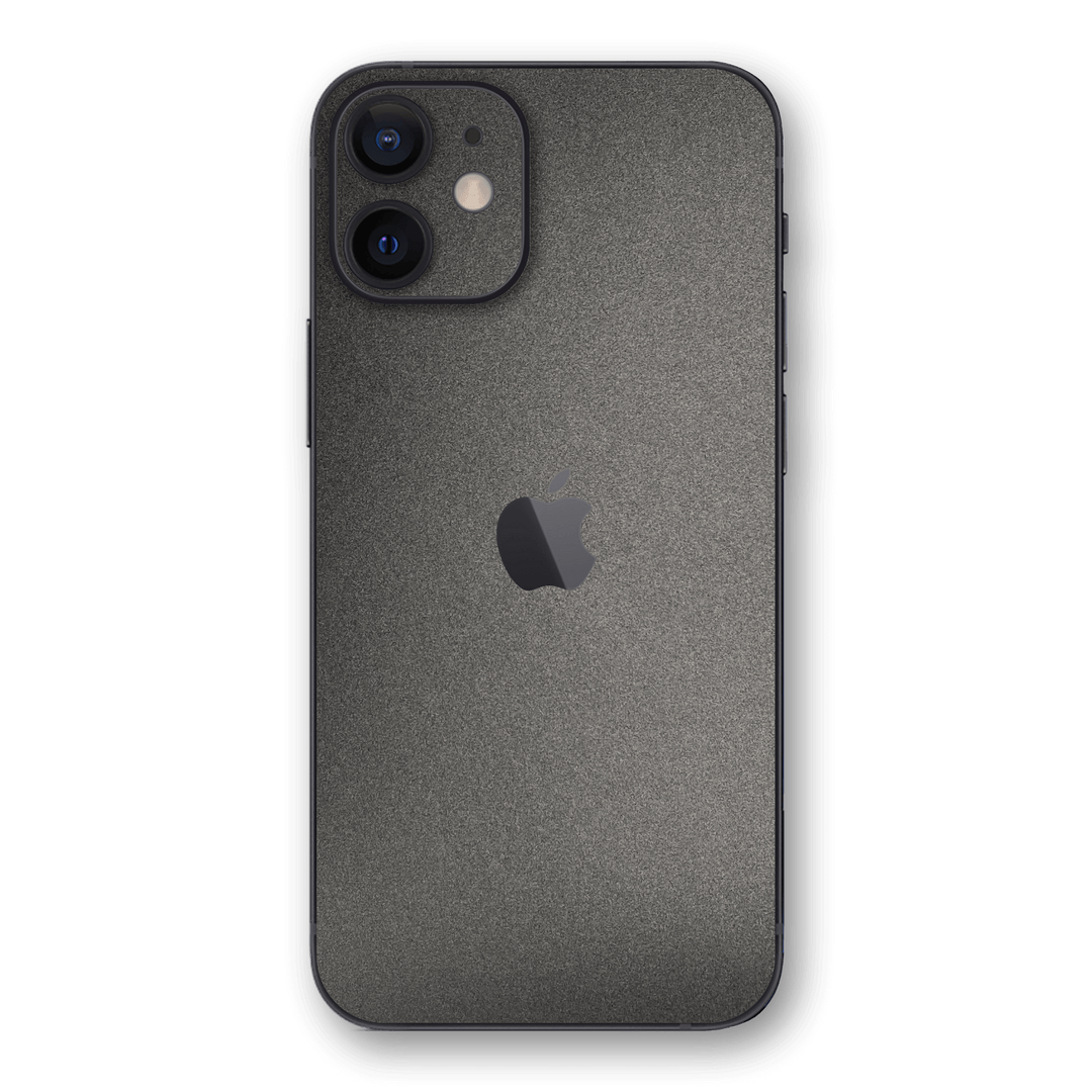 iPhone 12 mini Space Grey Matt Matte Metallic Skin, Wrap, Decal, Protector, Cover by EasySkinz | EasySkinz.com