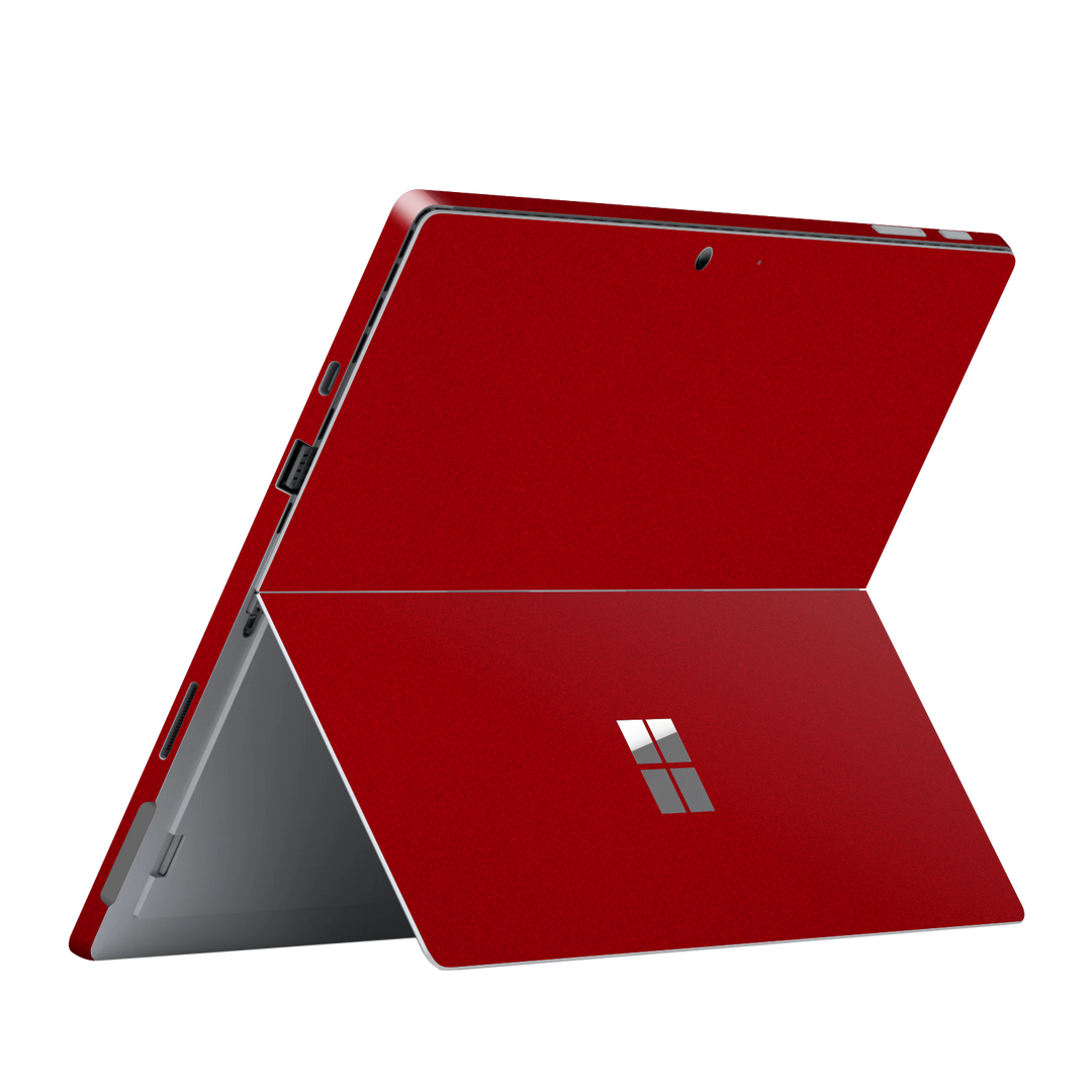 Microsoft Surface Pro 7 Gloss Finish Glossy Racing Red Metallic Skin, Wrap, Decal, Protector, Cover by EasySkinz | EasySkinz.com